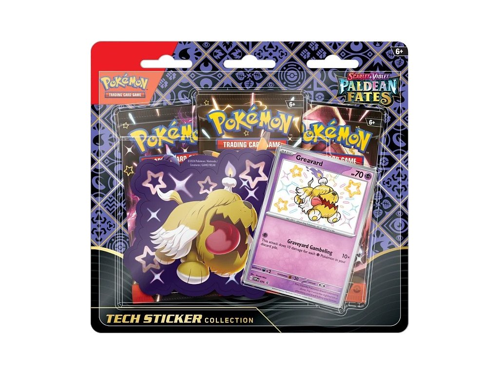 Karetní hra Pokémon TCG: Scarlet & Violet Paldean Fates - Tech Sticker Collection