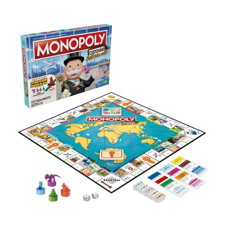 Monopoly Cesta Kolem Světa CZ Verze